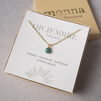 Set | Collar y Aretes Piedra de Nacimiento